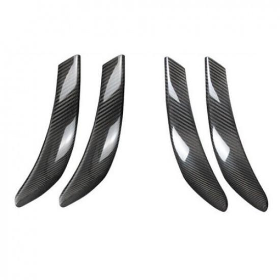 4X Carbon Fiber Interior Door Handle Cover Trim For 2013- BMW F30 320i 328i