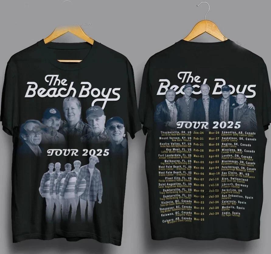 

NEW The Beach Boys 2025 Tour Date Unisex TShirt Full Size S3XL MR967 Unisex T-Shirt L