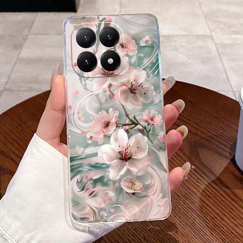 For Xiaomi 15T Case Aesthetic Fashion Cute Cat Astronaut Soft Silicone TPU Back Cover For Xiaomi 15T Pro Transparent Phone Case
