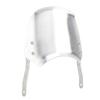 Motorcycle   Aluminum   Front Wind Deflector with Mount for 6.5in to 9.45in Round Headlights