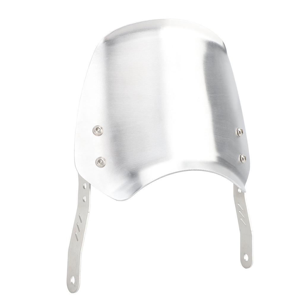 Motorcycle Aluminum Front Wind Deflector with Mount for 6.5in to 9.45in Round Headlights