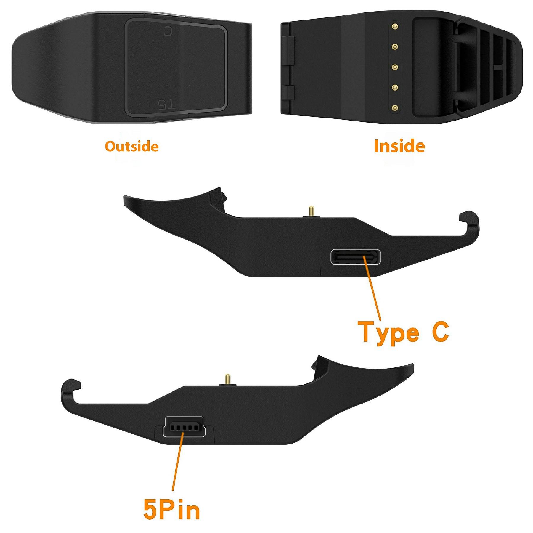 

Charging Adapter for Garmin T5 TT15 TT10 T15 GTT15x TT25 Dog Collar Charger Type A