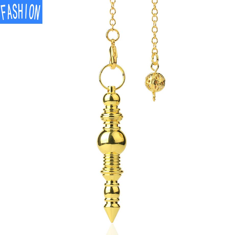 Zinc Alloy Plated Flexible Pendulum FM Independent Thread Conical Pendant
