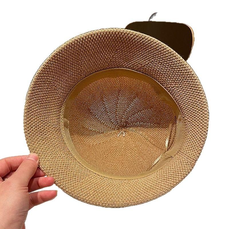 Summer Ladies Hat With Floral Pattern And Sun Protection For Outdoor Travel