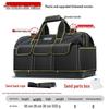 Durable Canvas Multifunctional Handbag with Plastic Bottom for Electricians
