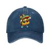 Dancing Taco Sombrero Sunglasses Baseball Cap Polyester Casual Adjustable Unisex Adult Hat