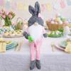Cartoon Easter Rabbit Ornaments Cute Plush Gnome Dolls Easter Gnome Decorations  Gifts