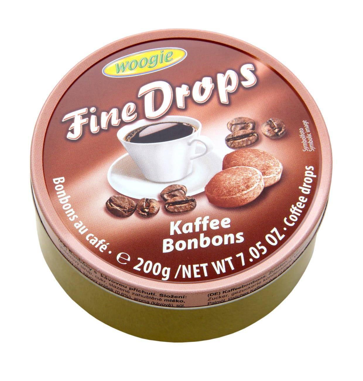 Woogie Kaffeekaramellen in einer Dose 200g
