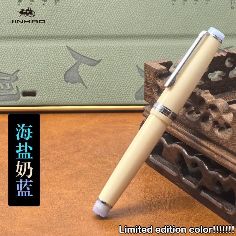 Limited Edition! JINHAO 82 Fountain Pen Customized Mixed Macaron Color Acrylic EF/F/M/Bent Nib Office School Supplies Stationery