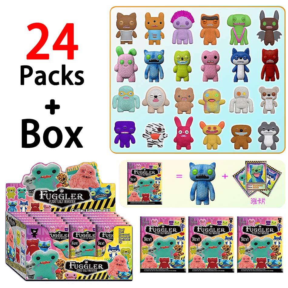 Fuggler Zahnmonster Serie Blind Box Humorvolles Hässliches Actionspielzeug Kreatives Blindes Sammlermodell Puppen Cartoon Modisches Überraschungsgeschenk