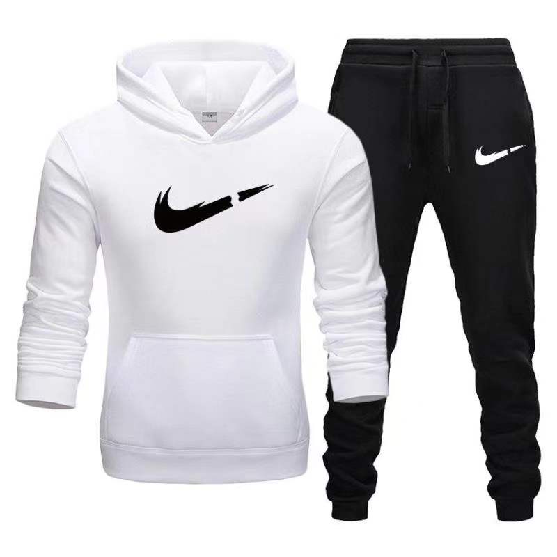 Losait Mens Fashion Plus Size Tracksuit Top Jogger Pants 2-Piece Losait Mens Fashion Plus Size Tracksuit Top Jogger Pants 2-Piece