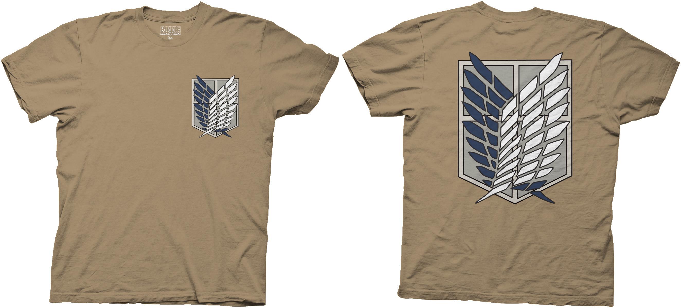 

Attack On Titan T-Shirt Survey Corps Officially Licensed Retro Action SciFi USA S