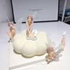 Romantic Fairies Figurines Angel Ornaments for Xmas Cake Topper Home Decor 3Pack