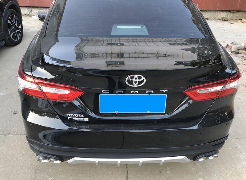 Original No-Drill Rear Spoiler for 18th Gen Toyota Camry - Exterior Trim Modification.