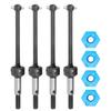 CVD Metal Drive Shaft Transmission Axle with Adapter for Sakura D3 XIS S TB03 TB03D TB03RBlue
