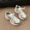 European station mesh dad shoes women's shoes show feet small women's shoes 2025 spring new thick-soled height-increasing versatile sports shoes