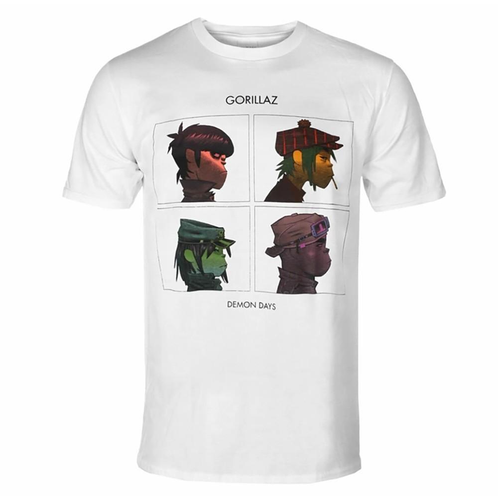 Gorillaz TShirt Demon Days Rock Official New White Unisex T-Shirt XXL