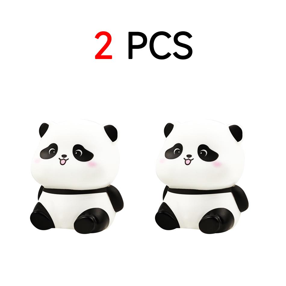 New Panda LED Night Light Living Room Cute Panda Plastic Lamp Bedside Decor Creative Kids Night Light Birthday Gift