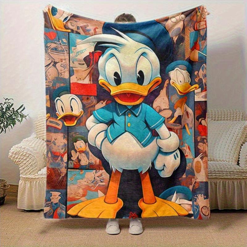 1pc, Donald Duck Throw Blanket Cozy & Soft Coverlet for Home Decor, Couch, Bed, Travel