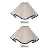 Decorative Linen Petal Table Lampshade for Bedside Lamp, Light Cover Desk, Portable Lighting