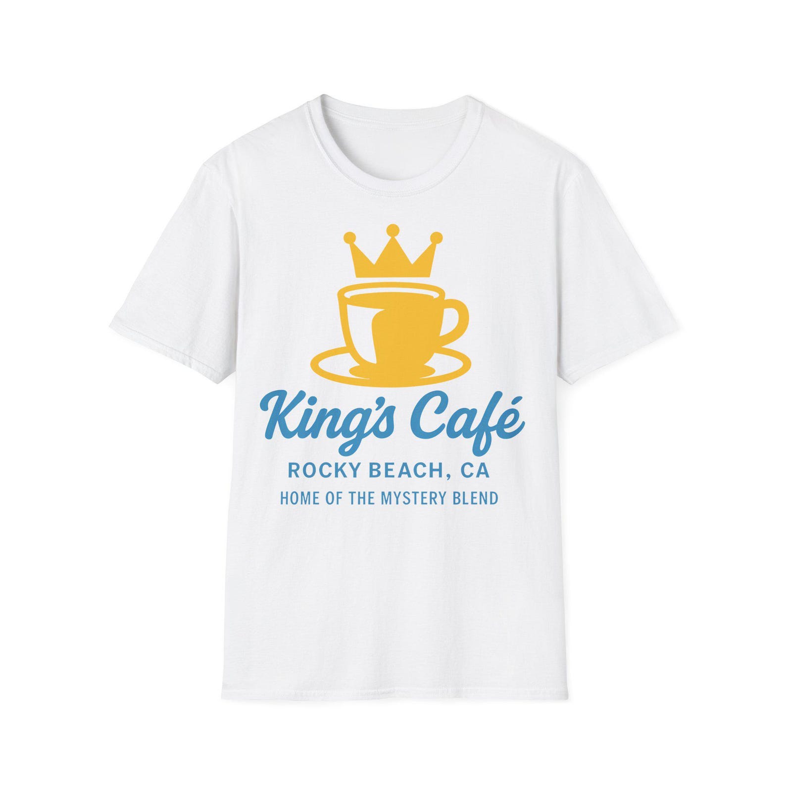 The Three Investigators - King s Café - Rocky Beach - T-Shirt Fan Shirt 3XL