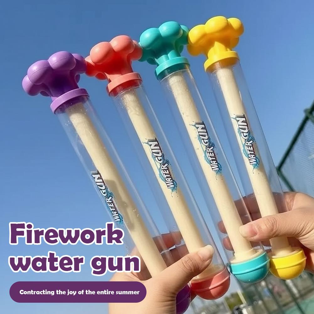 Pull-Back Water Gun With Flower Spray Toy For Kids Outdoor Play Summer Pool Beach Lawn Games Interactive Toy