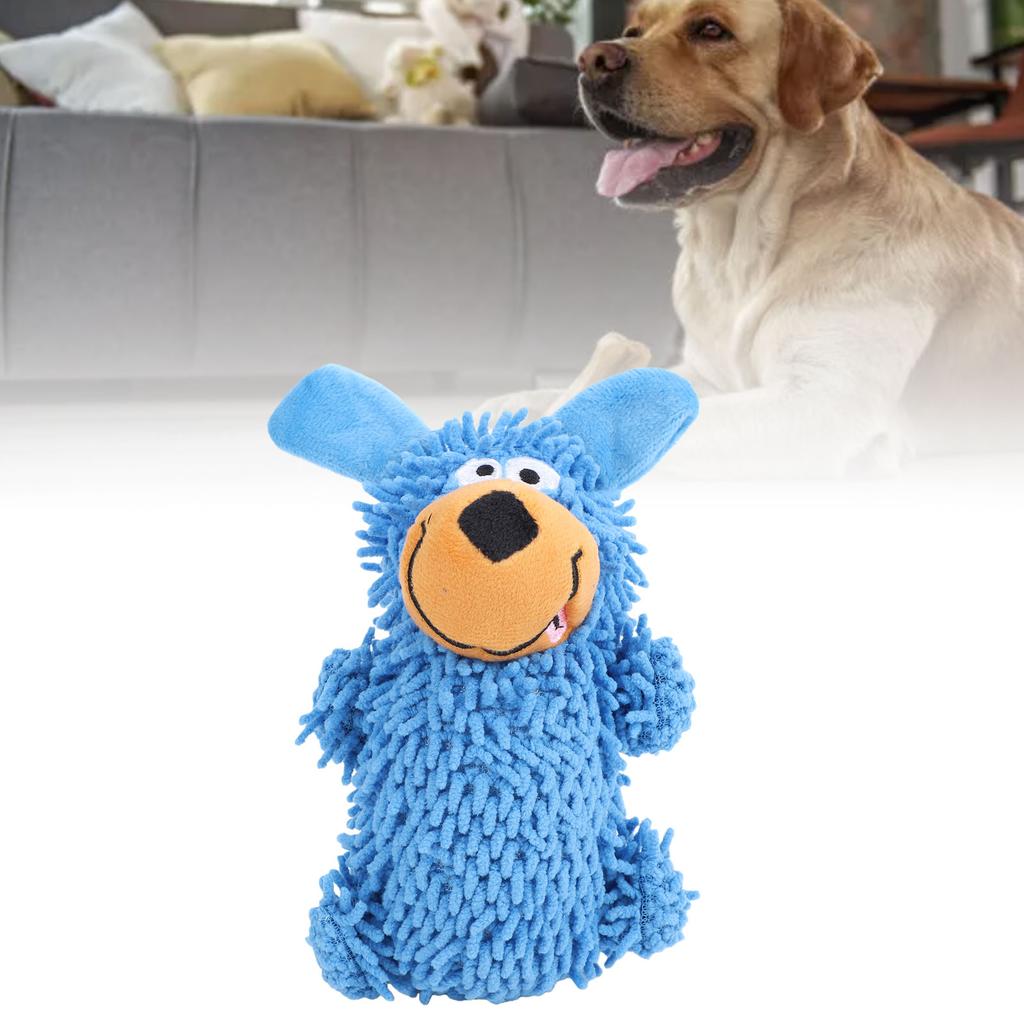 Squeaky Dog Toy Soft Comfortable Chewable Interactive Plush Animal Toy for Home Outdoor