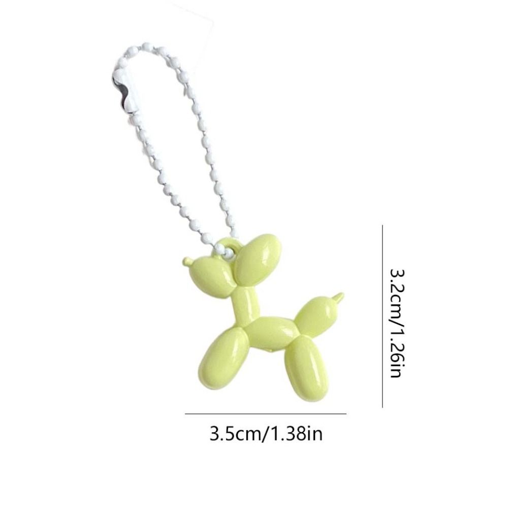 Ball Chain Cartoon Puppy Pendant Dog Balloon Puppy Keychain Creative   Gift