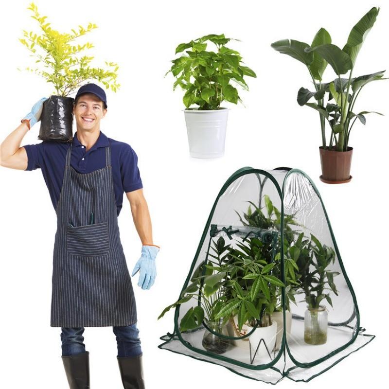 Transparent Foldable Home Gardening Greenhouse Mini Portable Sunroom Balcony Garden Seedling Plant Protection Cover