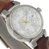 LOUIS VUITTON Tambour Watches Q121C whiteDial Stainless Steel/leather Quartz Analog display Women Used