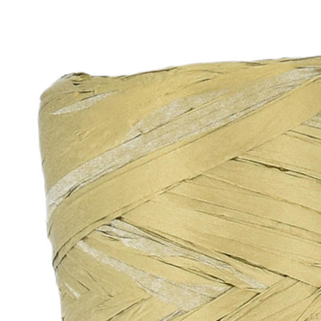 Eco-Friendly Raffia Craft Ribbon for DIY Projects and Gift Wrapping