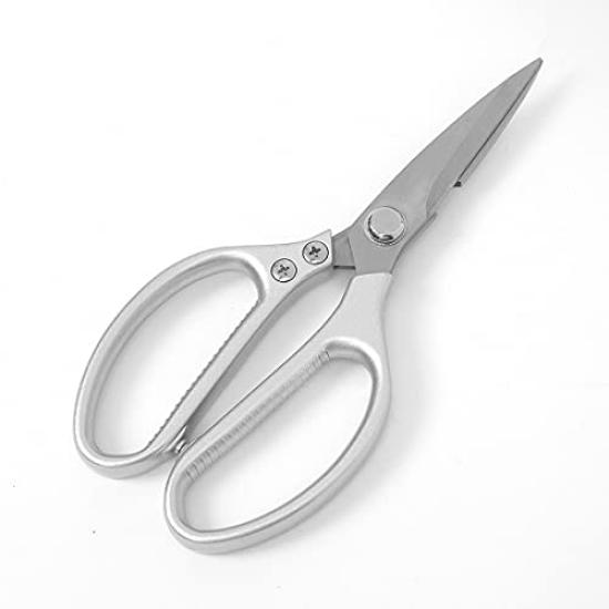 Kitchen cooking stainless with bottle opener TPKD97985 scissors, strong, sharp, scissors, right-handed, left-handed, steel, (silver)