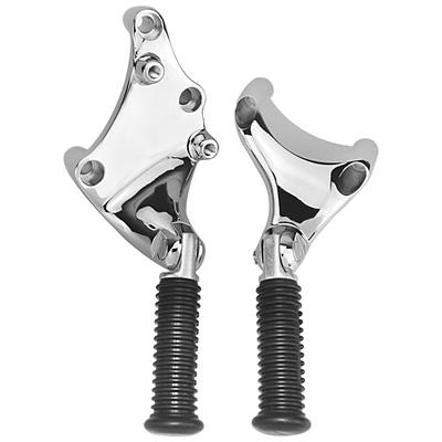 Chrome Achterpassagiersvoetsteunen Pedaal W/Mount Kit Voor Harley Davidson Sportster Achtenveertig 48 Tweeënzeventig 72 883 1200