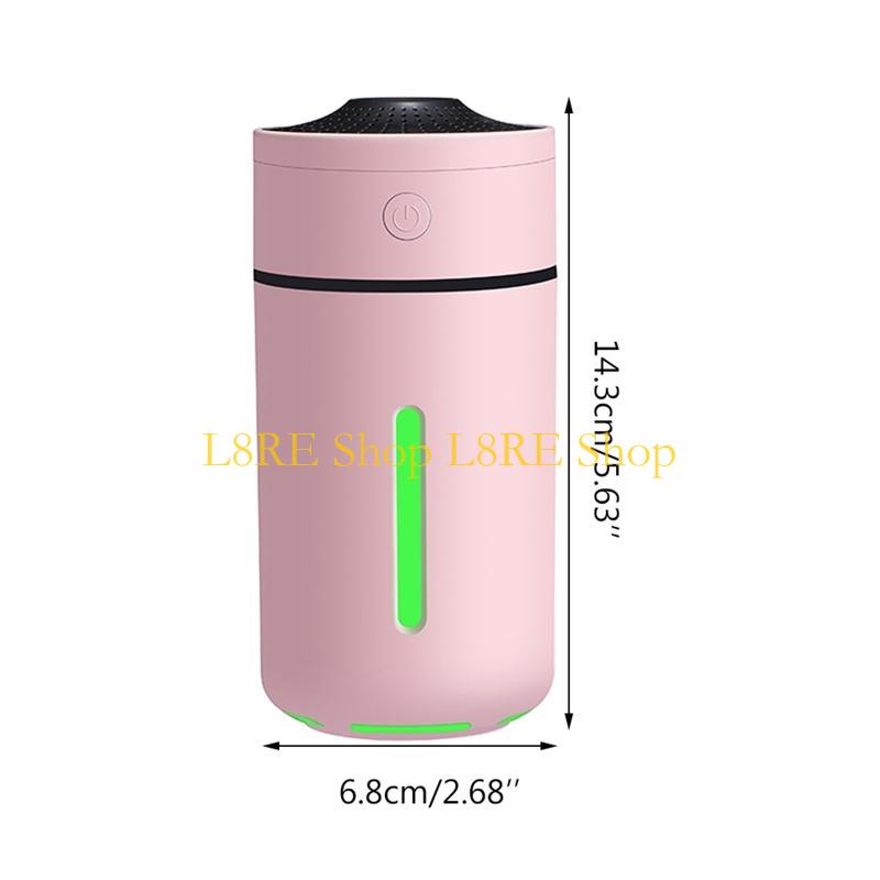 L8RE 230ml Ultrasonic Air Humidifier Purifier With LED Lamp Mini Cool Mist Sprayer
