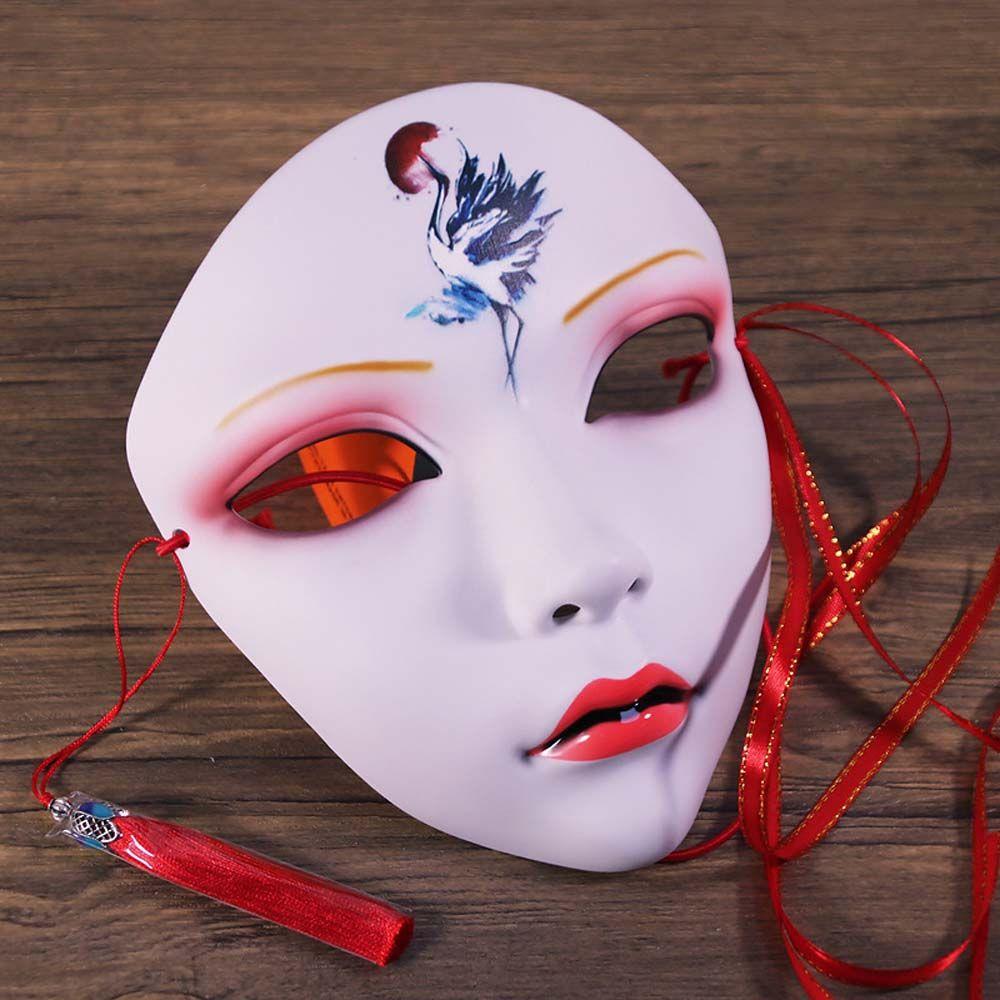 Props Headwear Cherry Flowers Party Mask Props Party Props Full Face Mask Halloween Cosplay Mask