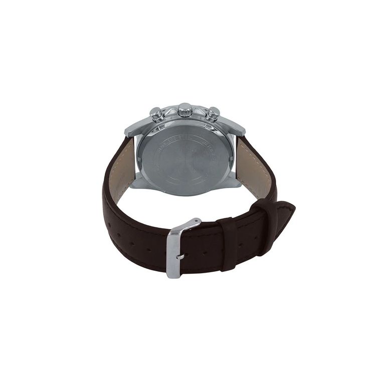 Casio 50M Waterproof Fashion Quartz Watch With Genuine Leather Strap Men Watches Blue MTP-W500L-2A