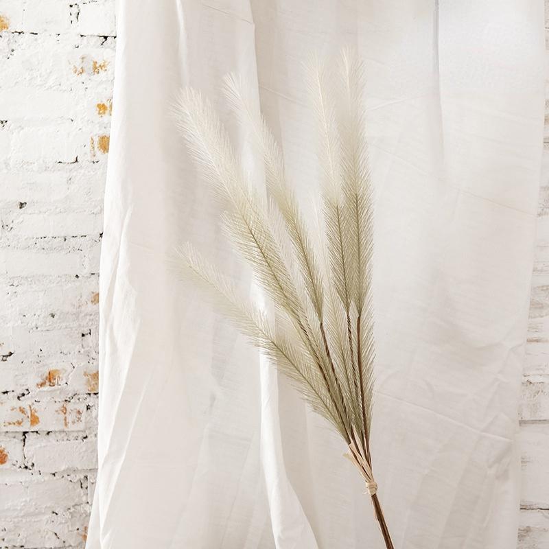 

5 шт. Искусственные цветы Камыш Пампасная трава 71 см Искусственный цветок Шелковая Пампасная Декоративный букет Домашняя ваза Свадебное украшение зелёный