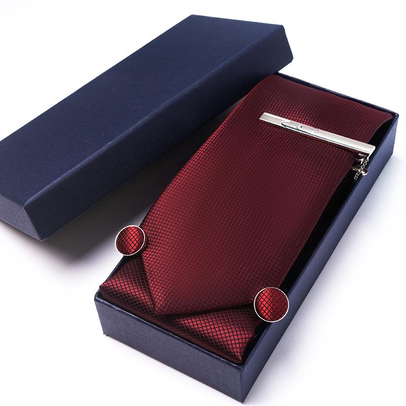 

Осенний галстук, комплект из пяти галстуков, однотонный цвет