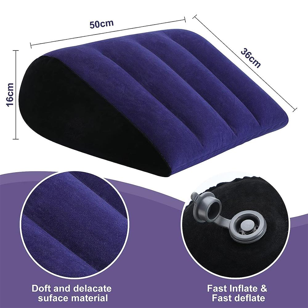 Meble erotyczne Poduszka Pozycja Poduszka Trójkąt Nadmuchiwana rampa Meble Pozycjonowanie Głębsze wsparcie Mężczyźni Kobiety Pary Gra