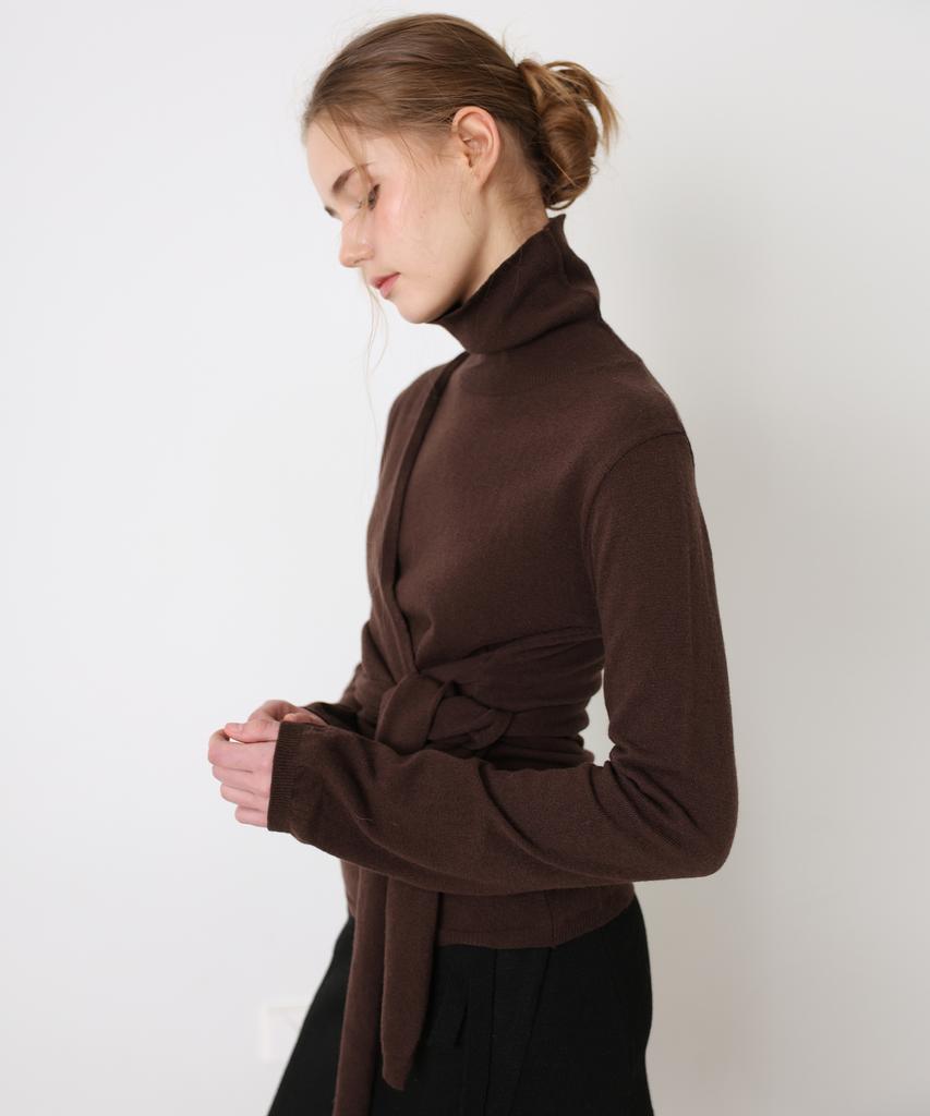 Daenkeudieo Lab Line Wool Turtleneck - Brown