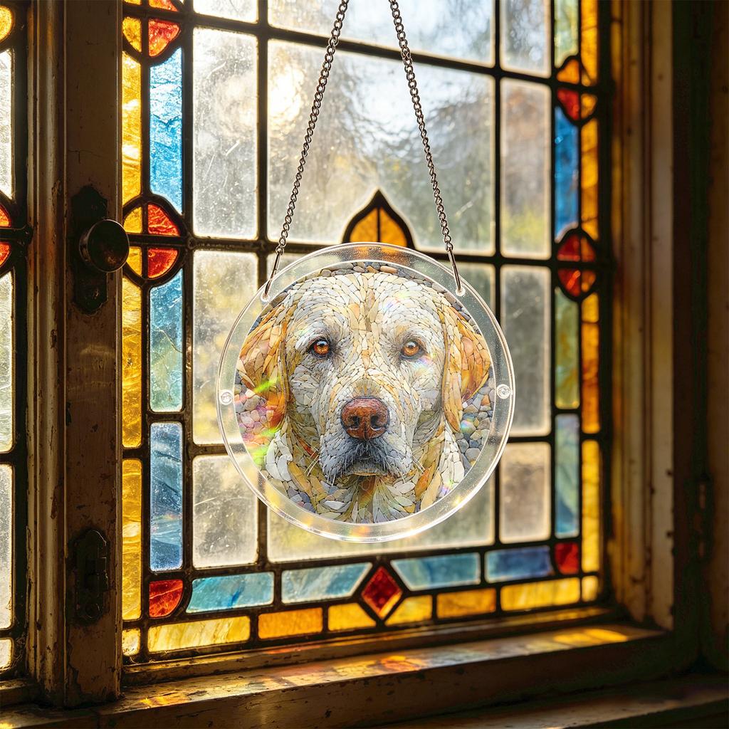 Acrylic Puzzle Window Hanging, Colorful Sunrise Sun Catchers Panel SunCatchers Puzzles Decor For Birthday Women, Men, Wife, Aunt, And Mom