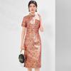 New Chinese Style Mulberry Silk Cheongsam Dress