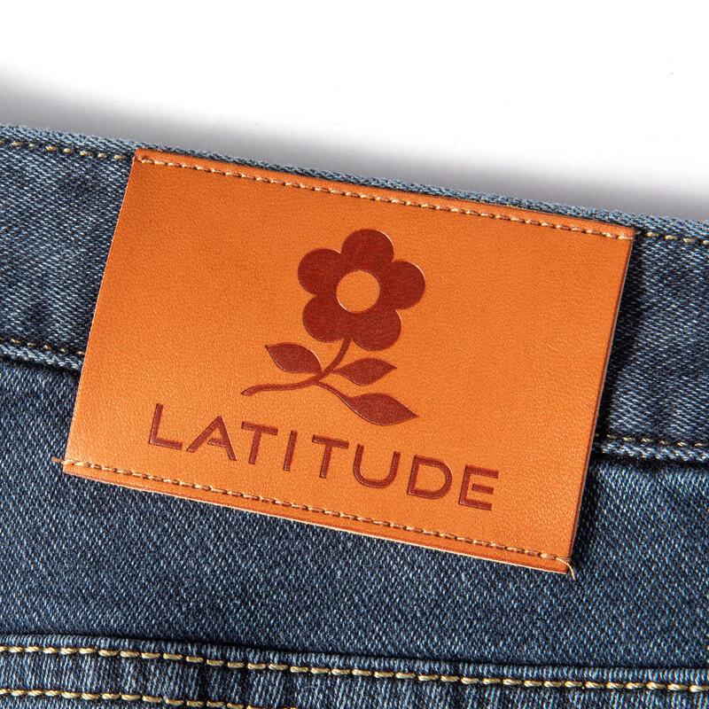 MONTAGUT Men's Washed Casual Straight-Fit Jeans