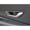 For Hyundai Elantra 2021-2025 Carbon Fiber Inner Door Handle Bowl Cover Trim 4PC