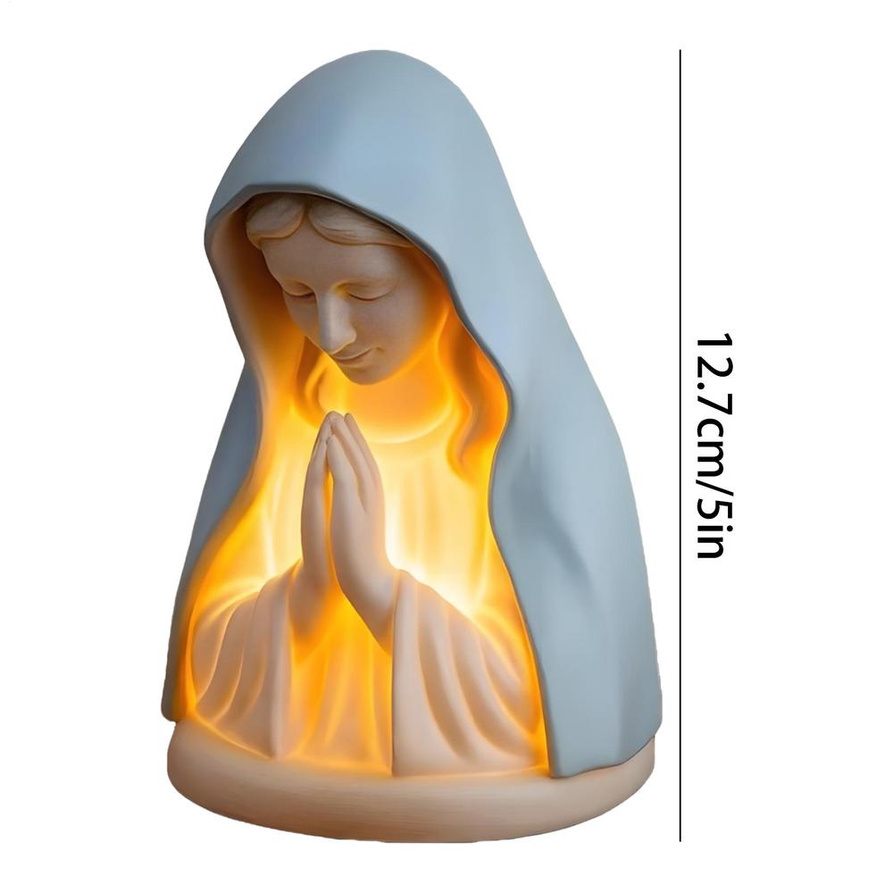 

Virgin mary night light Religious Night Light Decorative Table Lamp Soft Eye Protection Desk Accessories for Nursery Reading