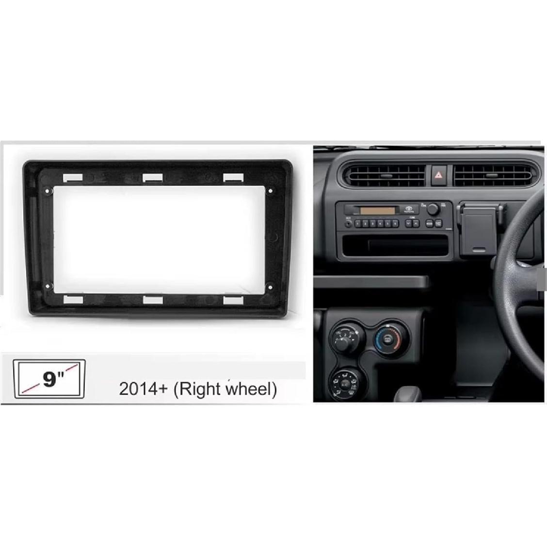 

9 Inch Car Fascia Radio Panel Compatible for Toyota Probox 2014+ Dash Kit Install Facia Console GPS Bezel Adapter 9inch Plate Trim Cover