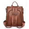 Backpack Women's Korean Edition Large Capacity Women's Backpack Backpack Women's Bag PU Women's Bag Retro