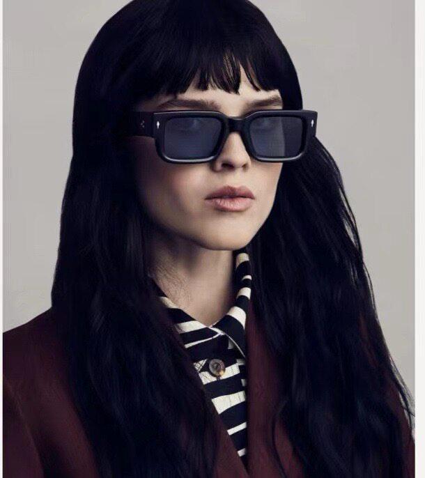 ASCARI Fashion Square Handmade Acetate Sunglasses, Trendy Sunscreen for Men & Women, Perfect for Holidays & Parties