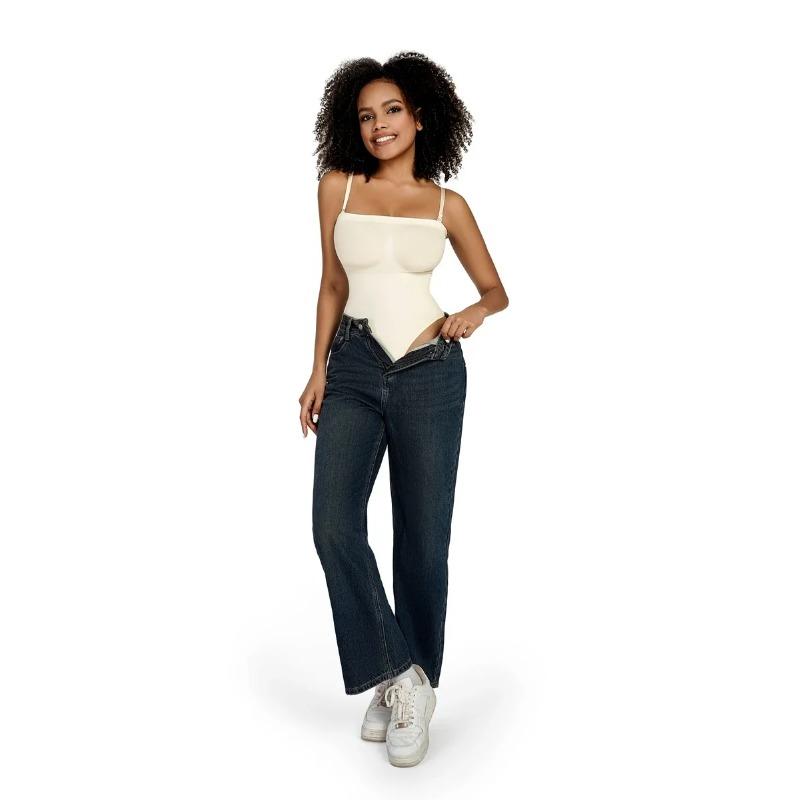 

Боди с открытыми плечами, корректирующее фигуру для женщин, контроль живота, тренажер для талии, стринги, формирователь тела, утягивающее белье, корсет, колумбийские корсеты XXXL белый