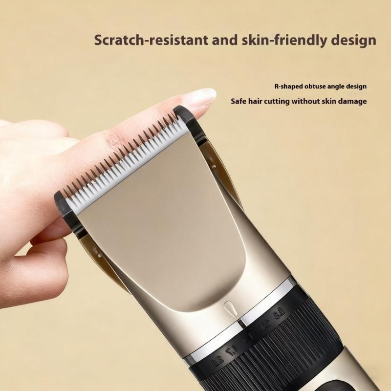 Quiet Motor Pet Hair Cutter Multipurpose Grooming Tool Ergonomic Handle Detachable Blades for Dog Cats Trimming Styling